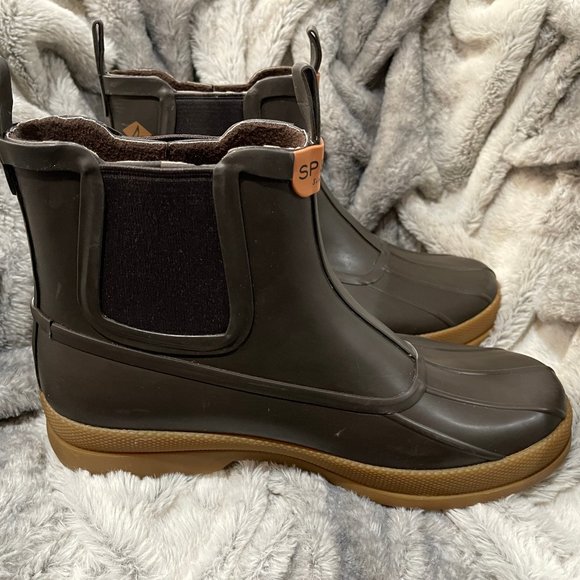 Sperry Men's Cold Bay Chelsea Boot - Sz 8.5 Brown/Gum NWOT - Picture 4 of 10